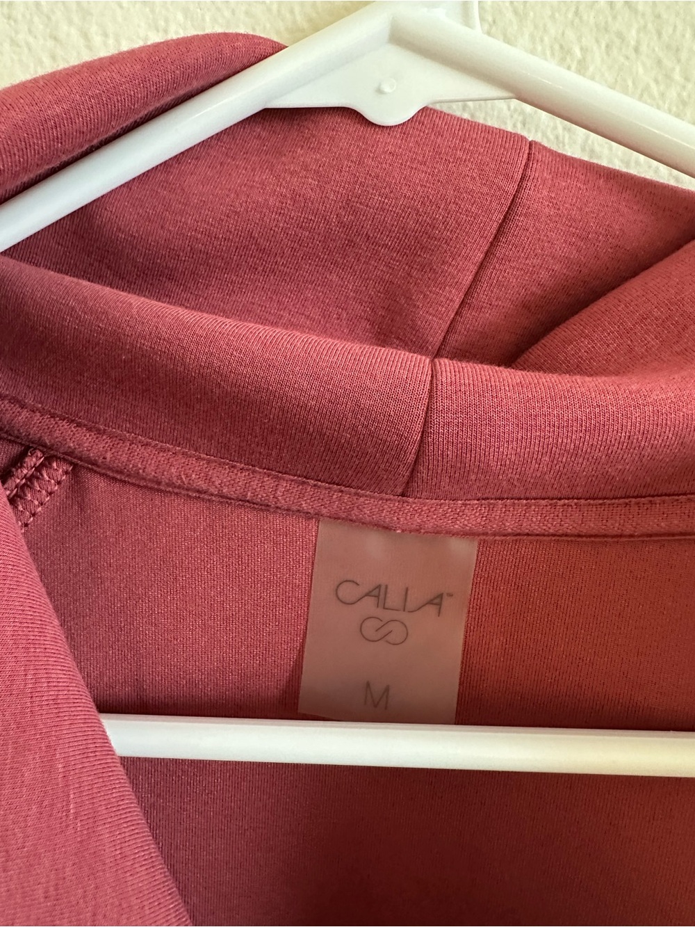 Calla Half-Zip Pullover Sweatshirt in PINK - Picture 2 of 5